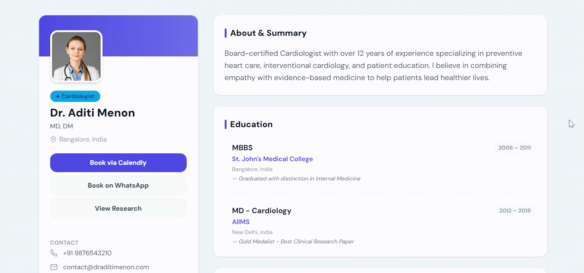 Clinical design preview